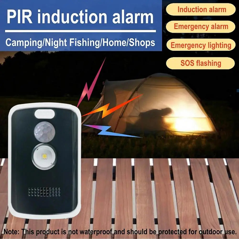 Camping Perimeter Alarm Portable Motion Sensor Wildlife Warning Device For Camping Property Safety Night  Anti-Theft