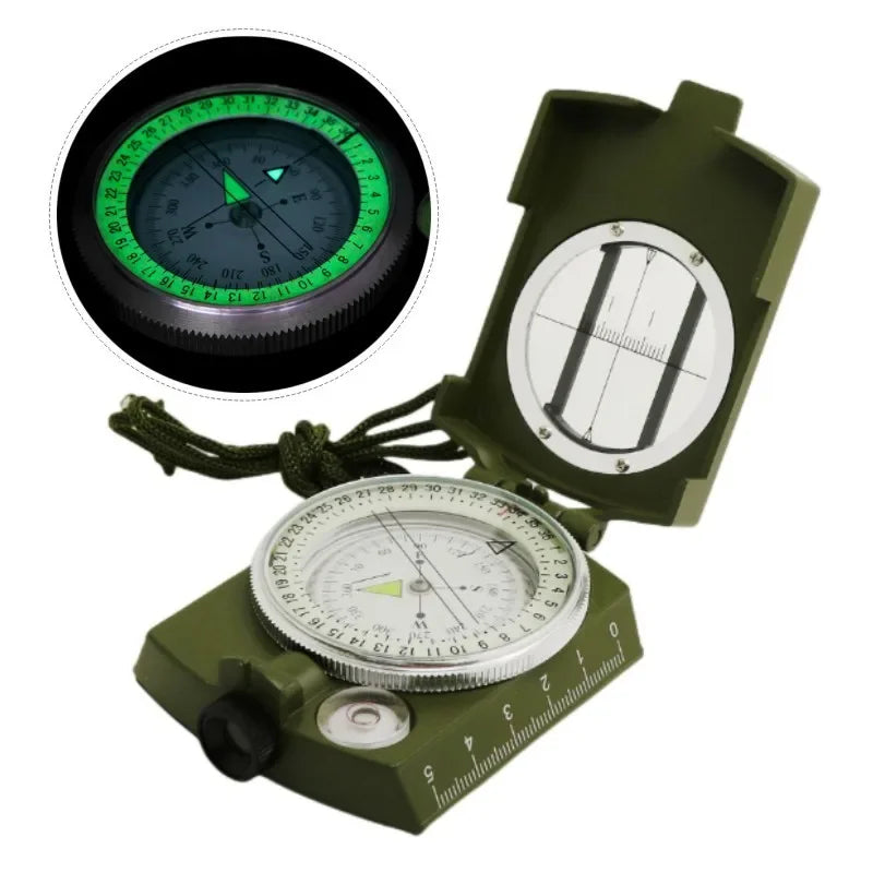 High Precision American Compass Multifunctional North Compass Outdoor Car Compass Survival Gear