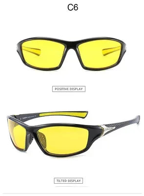 Polarizing UV400 Night Vision Sunglasses for Outdoor Sports - Men Women Skiing Glasses