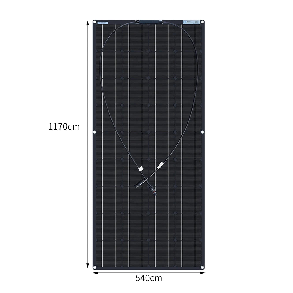 BOGUANG  Solar Panel 120W 18V flexible  solar panels 240W RV 12v Battery solar power generators PV camping equipment Boat Cabin