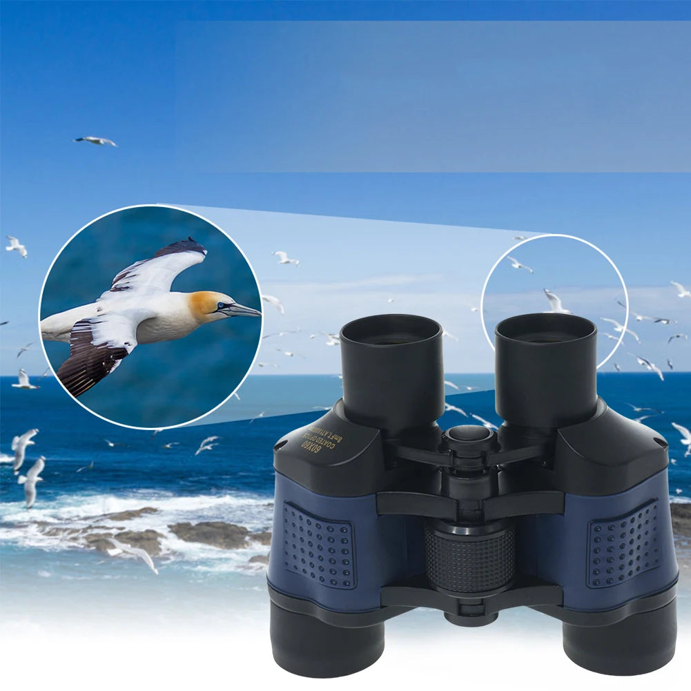 60x60 Professional Powerful Binoculars Long Range Telescope Portable Binoculars for Bird Watching Hunting Hiking Travel Sports