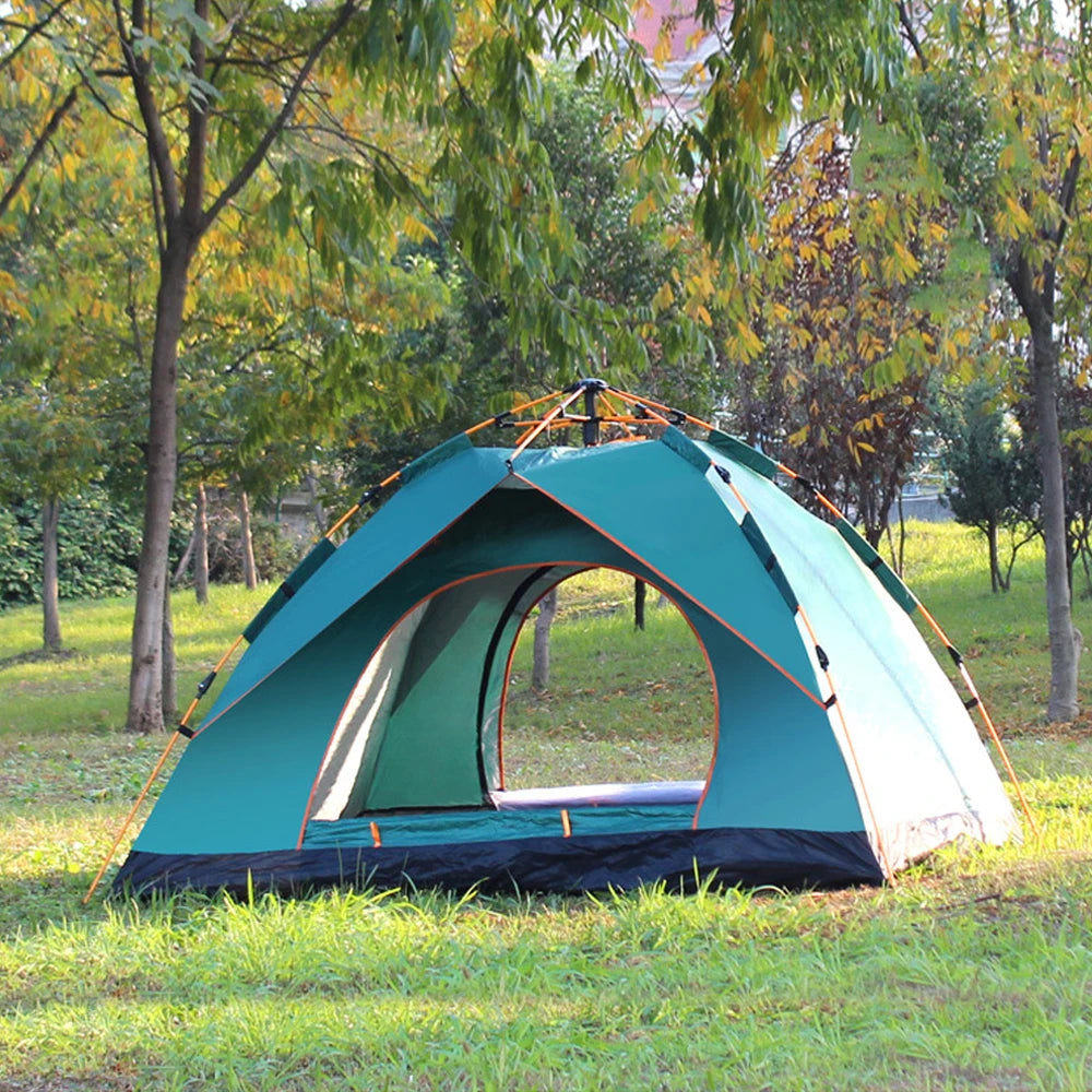 Outdoor Pop Up Tent Water-resistant Portable Instant Camping Tent for 1-2 People