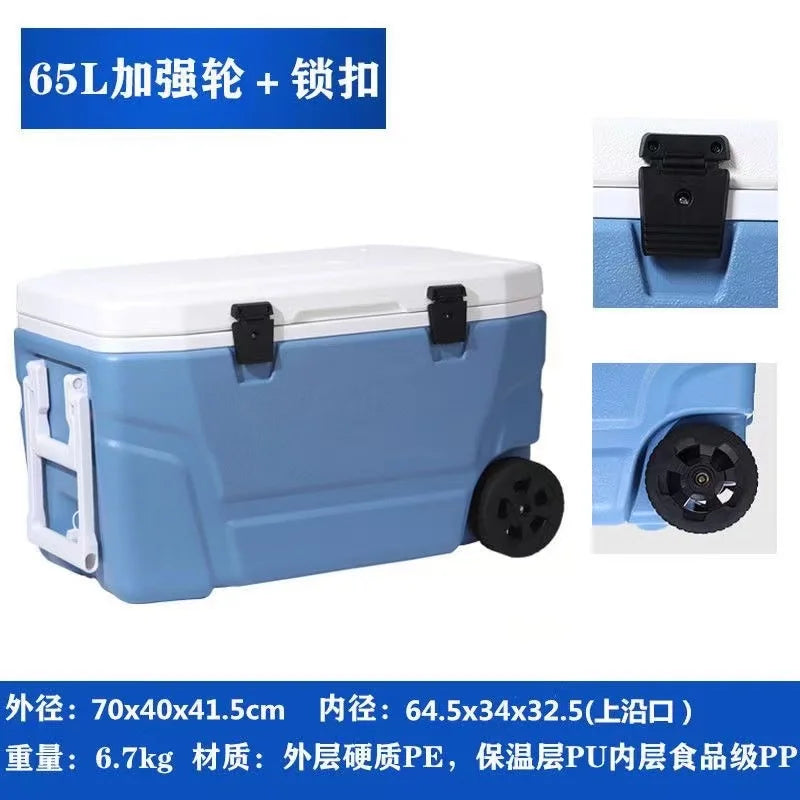 65L Plastic OEM Ice Chest Cooler Box for Hiking Ice Cooler Box