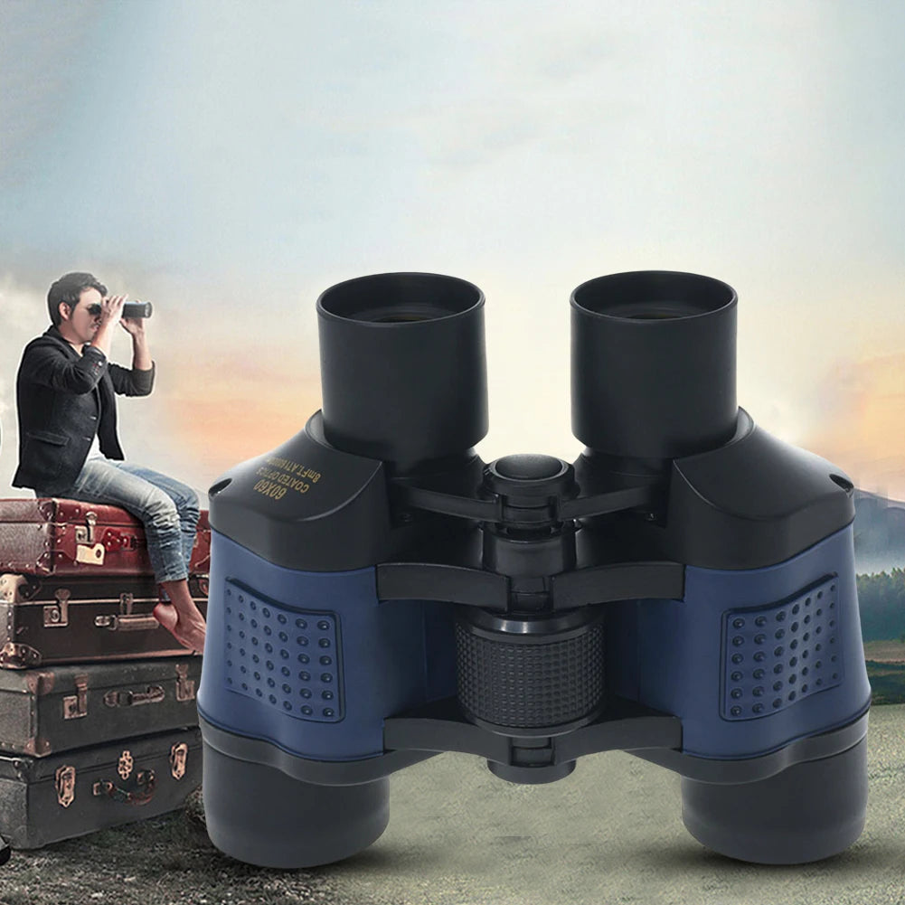 60x60 Professional Powerful Binoculars Long Range Telescope Portable Binoculars for Bird Watching Hunting Hiking Travel Sports