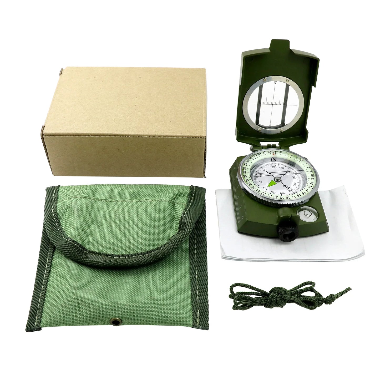 High Precision American Compass Multifunctional North Compass Outdoor Car Compass Survival Gear